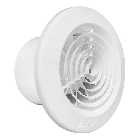 Exaustor Banheiro 100mm Sicflux Sonora 10 Super Silencioso 127/220V