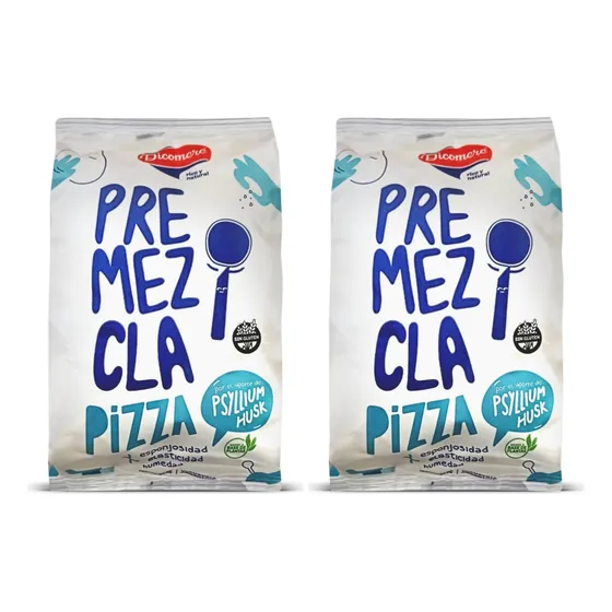 Premezcla Pizza Con Psyillum Husk Dicomere Sin Tacc 450g X2