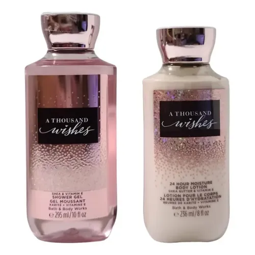 Gift Set Bath & Body Works A Thousand Wishes Full Size | MercadoLivre