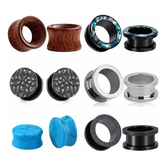 Par De Expansiones Para Orejas 8mm