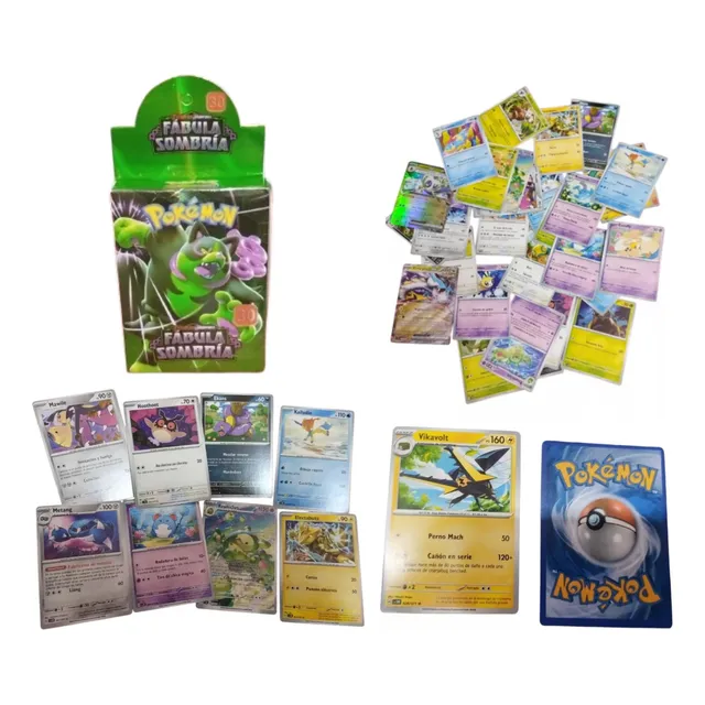 Cartas Pokemon Escarlata Y Purpura - Cajita X 30 Unidades
