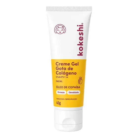 Creme Gel Regenerador Facial Gota De Colágeno Kokeshi 45g Acneica