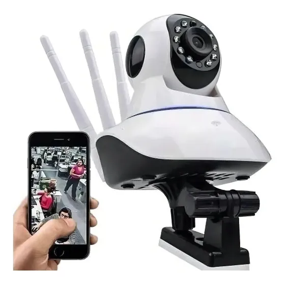 Cámara de seguridad QP Q5 IP con resolución de 2MP visión nocturna incluida blanca
