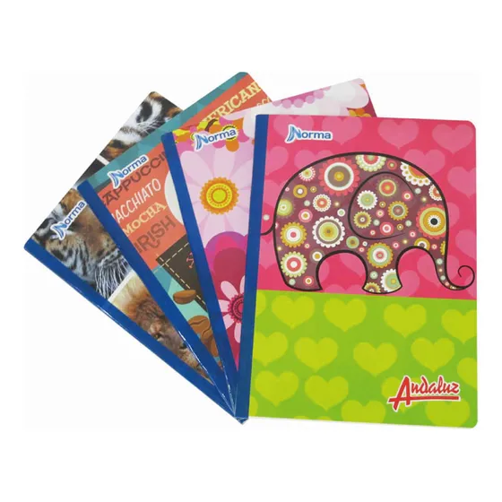 Cuaderno Cosido 100hjs Cuadros Económico Andaluz