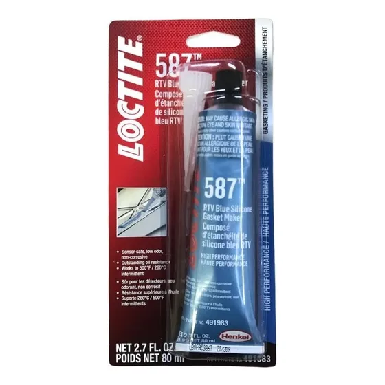 Silicon Azul Loctite 587 Sellador De Juntas Paq 10 Piezas