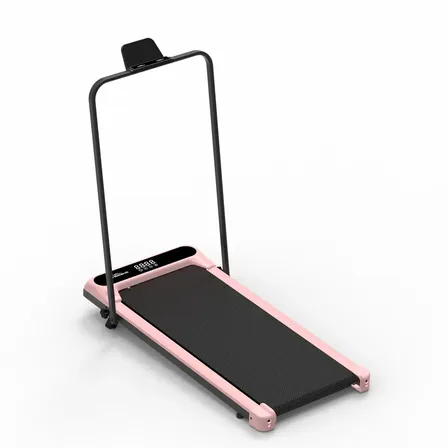 Esteira Elétrica Northmarch Z2F Rosa, Dobrável e com Painel Digital, Suporta 150 kg