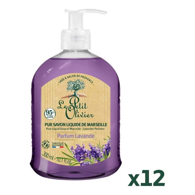 Jabón Líquido Puro De Marsella 300ml - Caja De 12
