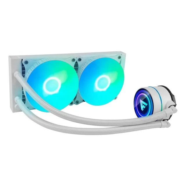 Enfriamiento Liquido Game Factor Lqg601 Argb 240mm Intel/amd Led Blanco-argb