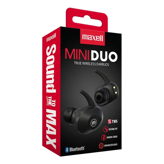 Audífono Maxell Mini Duo Inalámbrico 