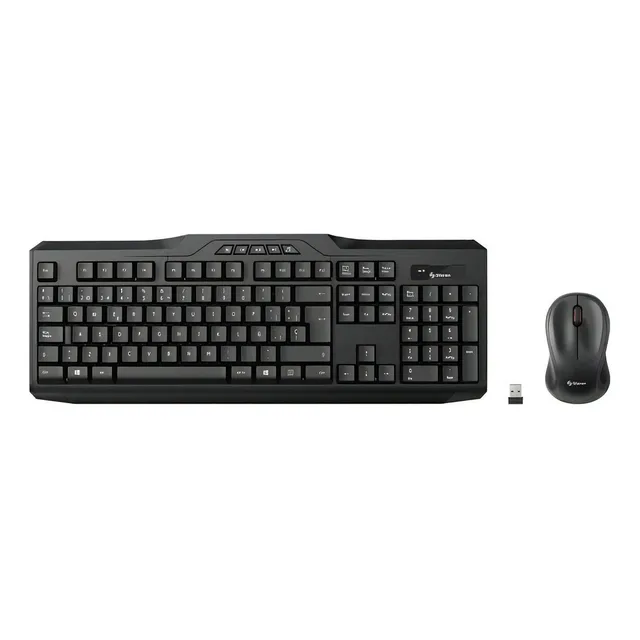 Teclado Y Mouse Inalámbricos Ergonómicos | Com-655