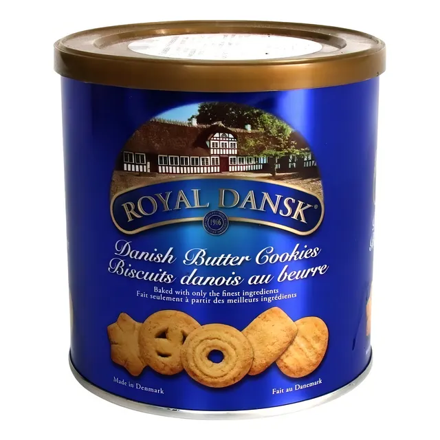 Lata De Galletas Danesas Royal Dansk De Mantequilla De 200g