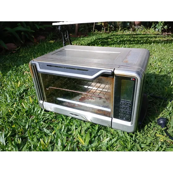 Horno Electrico Oster Acero Inox. Funcionando Bien Plateado