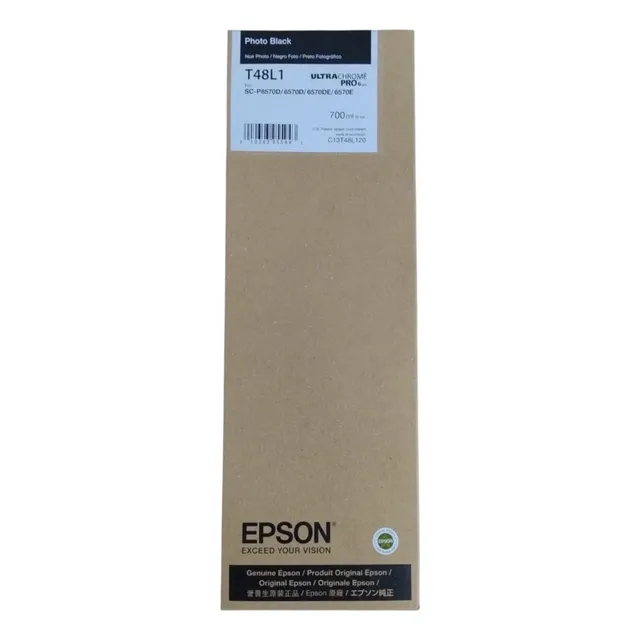 Cartucho Tinta Epson T48l1 Photo Black 700ml Original