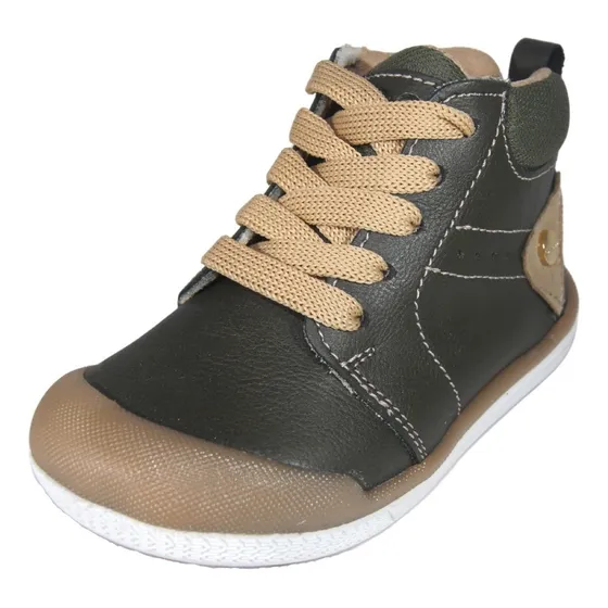 Bota Niño Casual Comodos Suaves Chabelo Verde Musgo 12-17