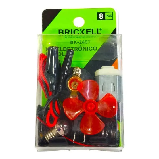 Kit De Circuito Electrico Escolar 8 Piezas Bk- 2457