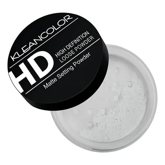 Base de maquillaje en polvo KleanColor Polvo HD Matte Setting Loose Hd Matte Setting Loose Kleancolor tono translúcido - 5g