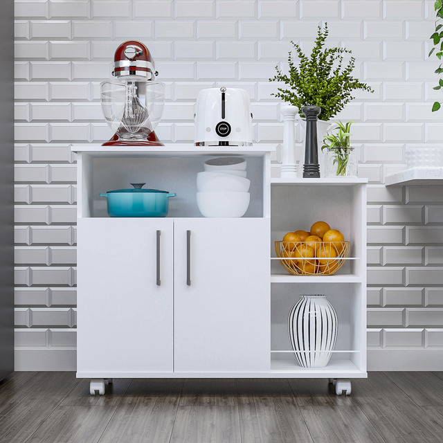 Balcão Cozinha Móveis Bonatto Fruteira Armário Retrô 91cm Balcão Cozinha Móveis Bonatto Fruteira Armário Retrô 91cm