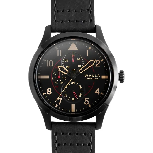 Reloj Pulsera Walla Timekeeper Midnight Black Premium
