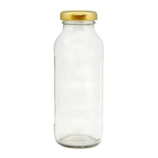 10 Botellas De Jugo De 250 Cc Con Tapa