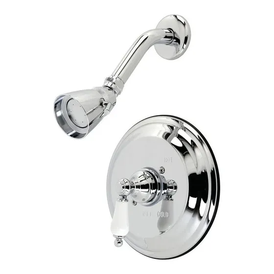 Kingston Brass Clasico Llave Tina Ducha Cromo Pulido