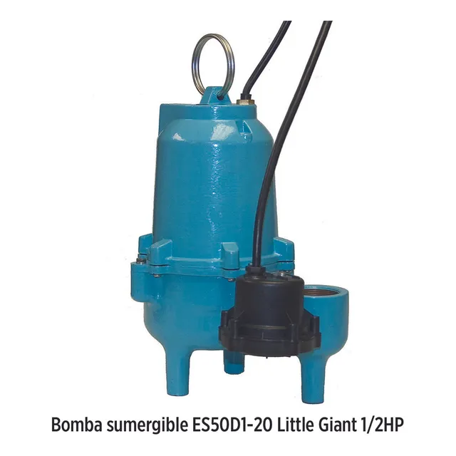 Bomba Sumergible 85gpm 1/2hp Aguas Residuales Little Giant