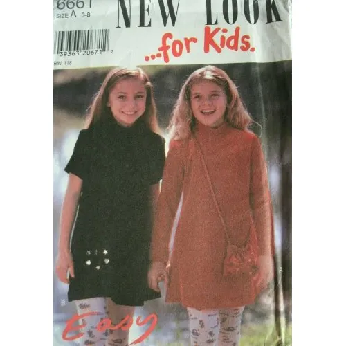 Niña Largo Vestido Manga Corta Purse Talla 3  4-5 6-7 8 New