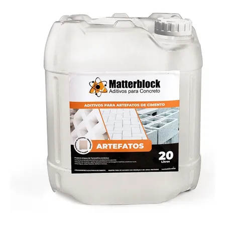 Aditivo Para Blocos De Concreto Artefatos 20l Matterblock