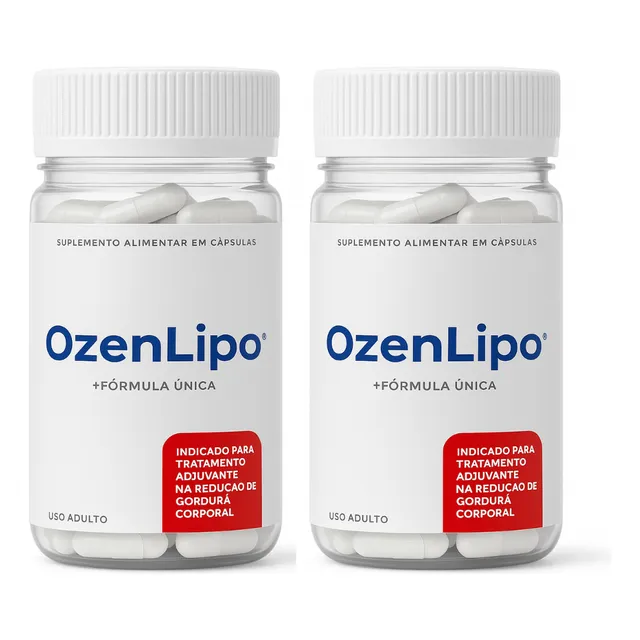 2 Ozenlipo 30 Cáps + Ozemp + Ozem -15kg Em 30 Dias