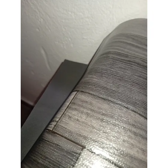 Rollo Piso Vinílico Genérica Gris Símil Madera 2m2