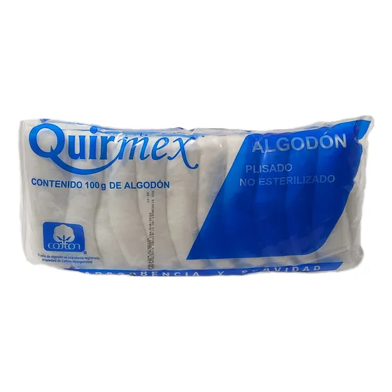 Algodón Absorbente Plisado 100 Gramos (12 Piezas)