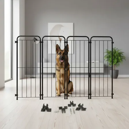 Cercado Pet 98cm Alto Dobrável Para Cachorro Grande