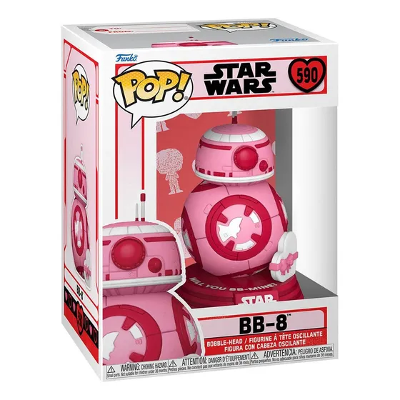 Funko Pop Star Wars: Dia dos Namorados - Bb 8