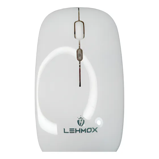 Mouse Sem Fio Dual Mode Bluetooth Ou 2.4ghz Recarregável Led