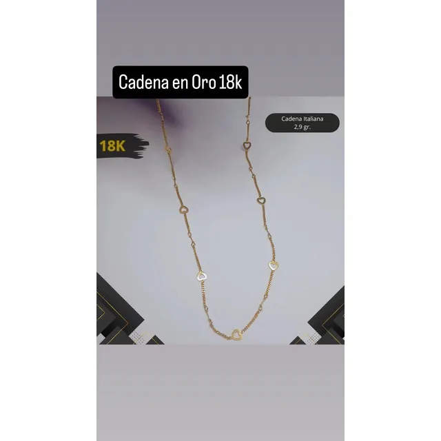 Cadena Oro 18k Precio Por Gr.