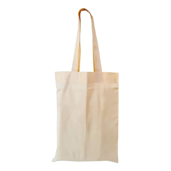 Sacola Algodão Ecológico Cru 45x45 Alça Reforçada 1 Unidade