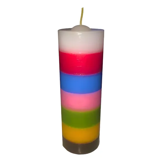 Vela De 7 Dias Sete Linhas Umbanda Candomblé Orixás Votiva