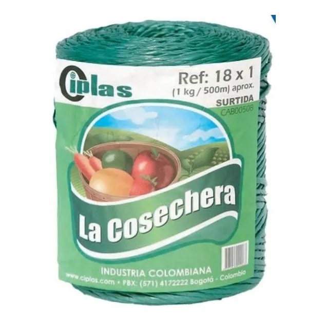 Cordel 12 X 1 Tomatero Bananero Multiuso Azul Y Verde 