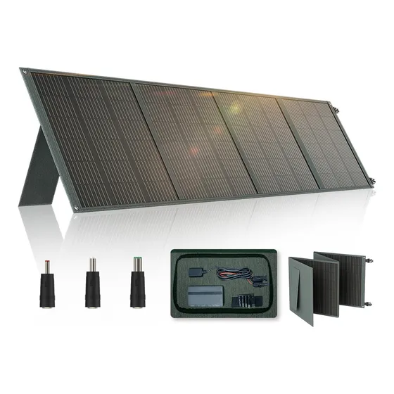 POWERWIN PWS110 Cargador de batería de panel solar plegable Flexible 18V 110W ETFE 24% Eficiencia Regulador de voltaje Salida rápida QC RV