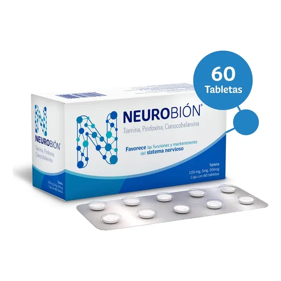 Neurobión Vitaminas Del Complejo B  60 Tabletas