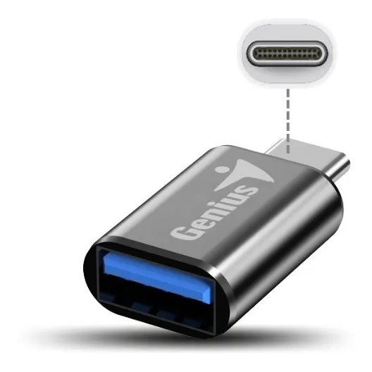 Cable usb 3.0 3.11cm Genius ACC-C2A con entrada USB 3.0 salida Tipo C