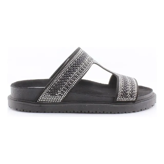 Sandalias Viamo Manson Dama Mujer Strass Bajas Cshoes