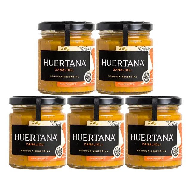 Pasta De Zanahoria Condimentada Huertana 170g X 5 Uni.