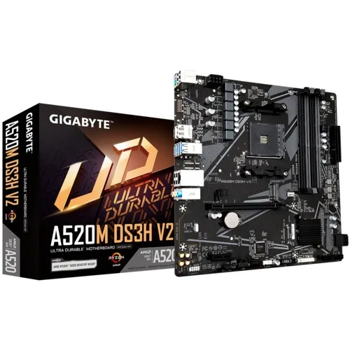 Motherboard Gigabyte A520m Ds3h V2 Amd Am4 M.2 5ta Gen Pcreg