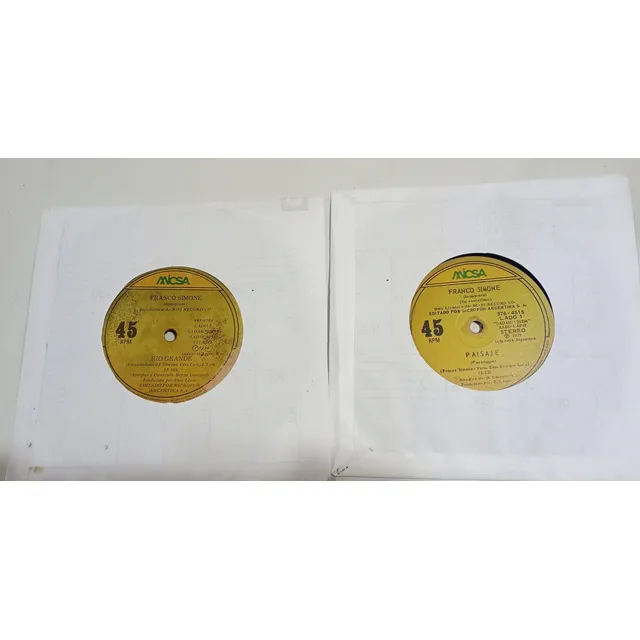 Franco Simone Lote X 2 Discos Juntos (simples) 