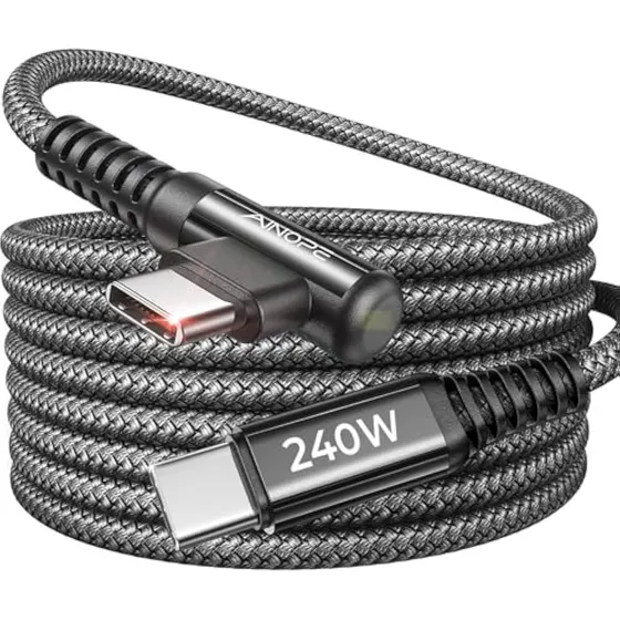 Ainope Cable Usb C A Usb C De 240 W De Carga