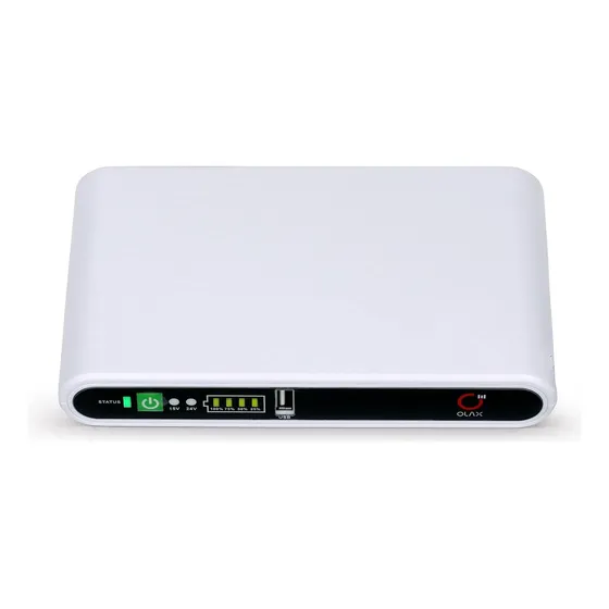 Mini Dc Ups Portable Olax P0e-d3 10.000mah 110-240vac