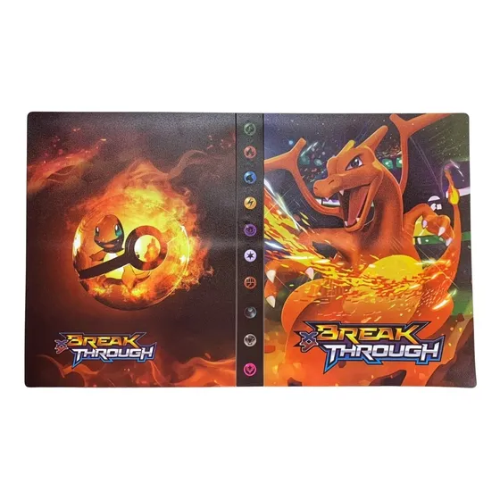 Álbum Oficial Charizard X Y Pokémon - Pasta Porta Cartas 