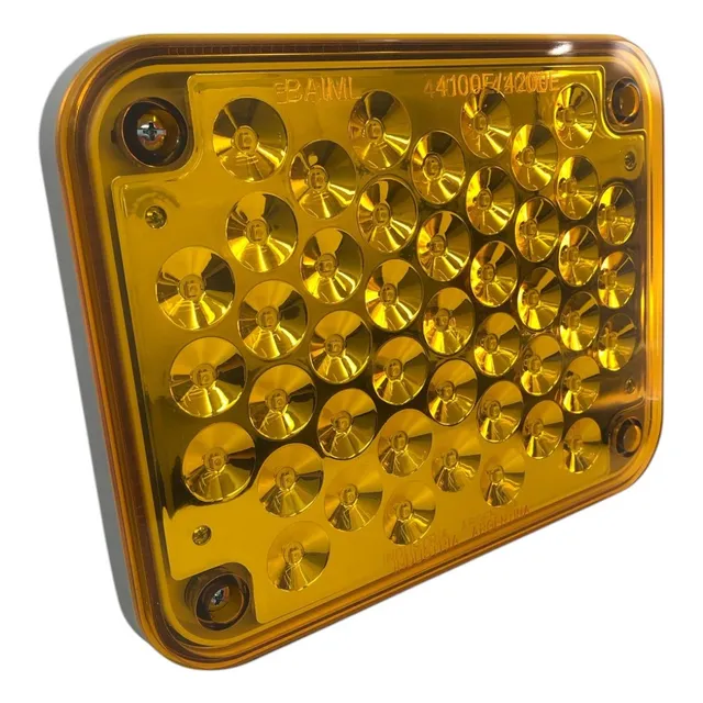 Faro De Advertencia Led Bivoltaje 12/24v Colores Varios