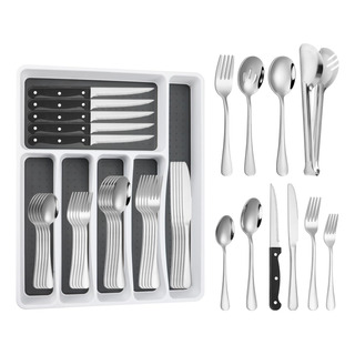 Set De Cubiertos 53 Piezas Para 8 Personas Con Organizador Set De Cubiertos 53 Piezas Para 8 Personas Con Organizador
