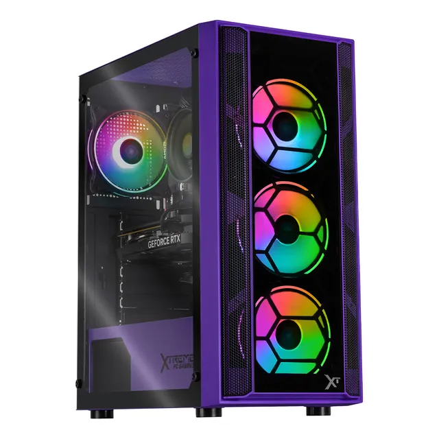 Xtreme Pc Gaming Geforce Rtx 4060 Amd Ryzen 7 5700 32gb Ssd 1tb Wifi Kronos Violet